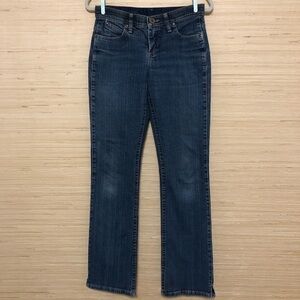 Wrangler Q-baby No Gap Waistband Boot Cut Side Slit Jeans Size 1/2 x 34